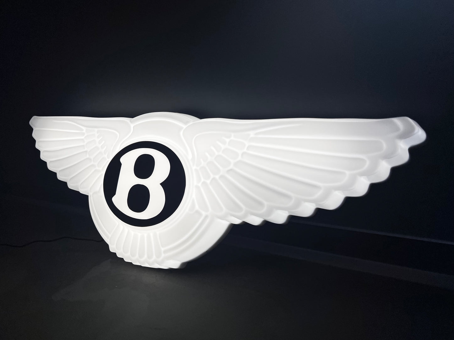 Bentley Wings Illuminated Logo Sign #B11