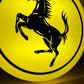 Ferrari Round Illuminated Logo Sign #B26
