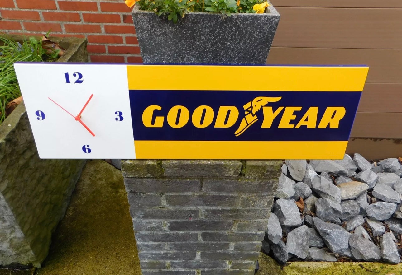 Goodyear Enamel Clock Sign #A42