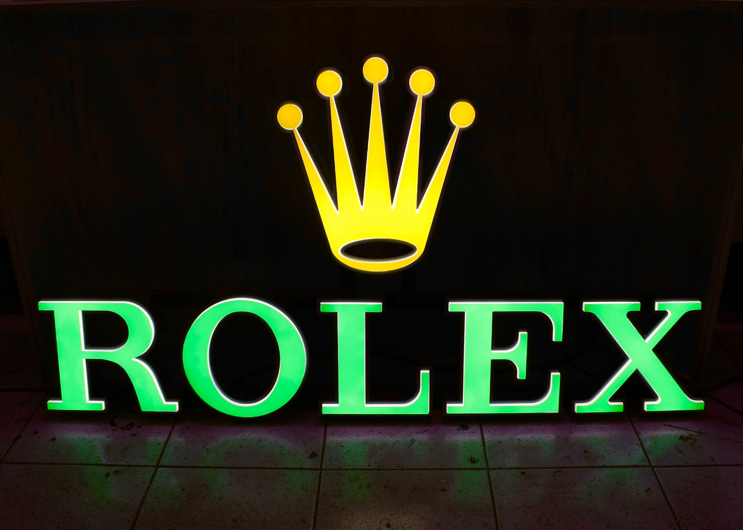 Rolex Dealership Illuminated Sign #D34