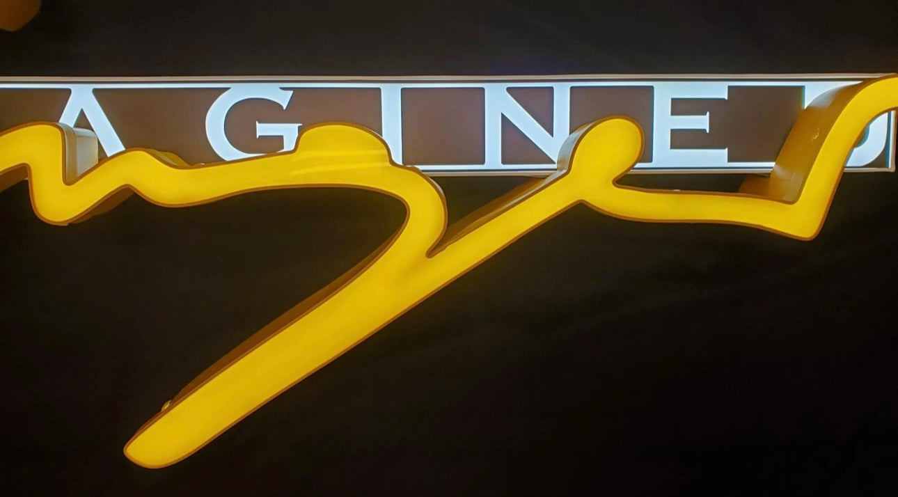 Singer Reimagined Porsche Illuminated Sign #D21