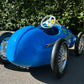 American Retro Racer Pedal Car Blue and Yellow #S16
