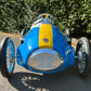 American Retro Racer Pedal Car Blue and Yellow #S16