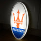 Maserati Illuminated Logo Sign #B51