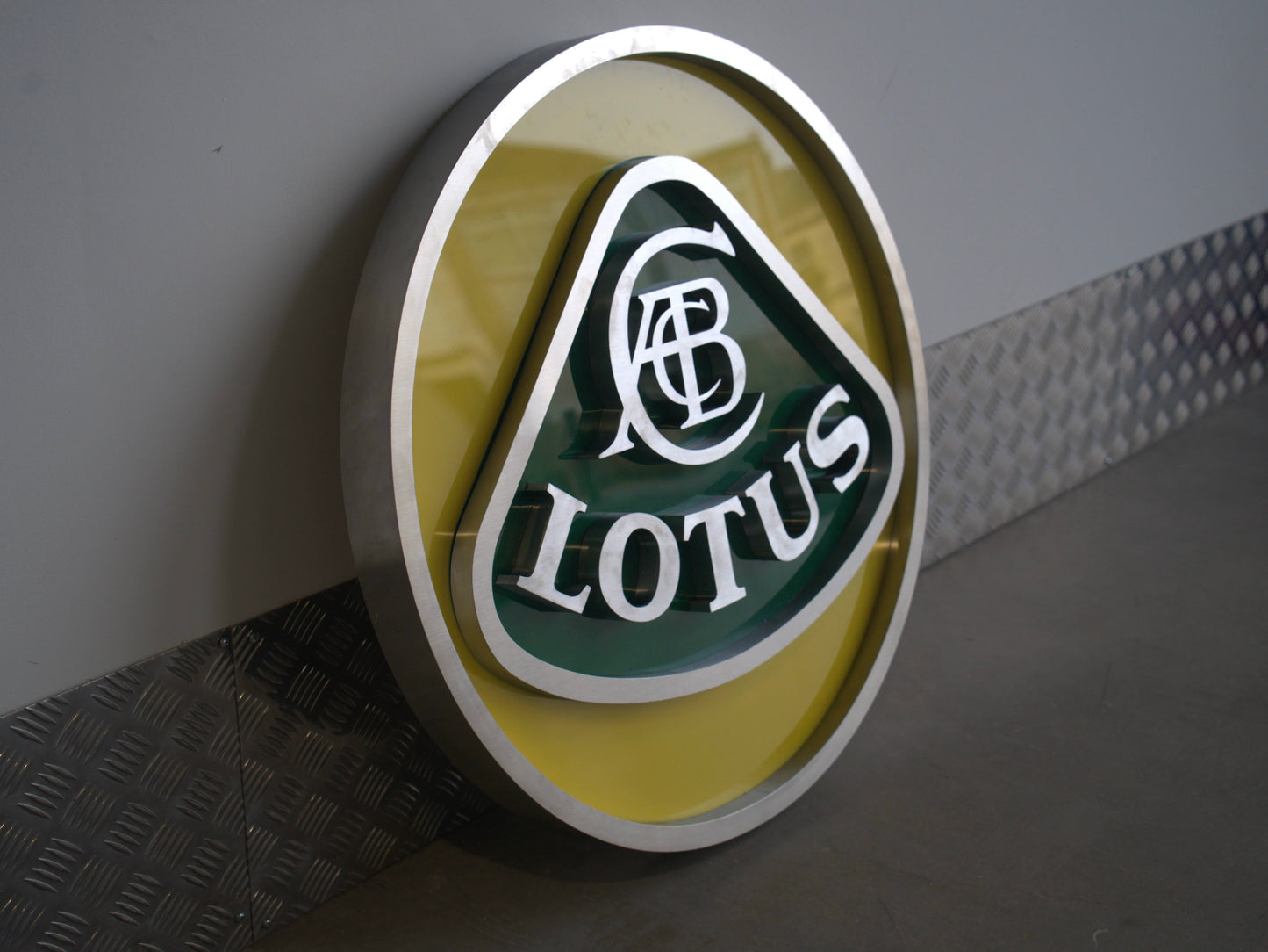 Lotus Dealership Crest Logo Sign #D52