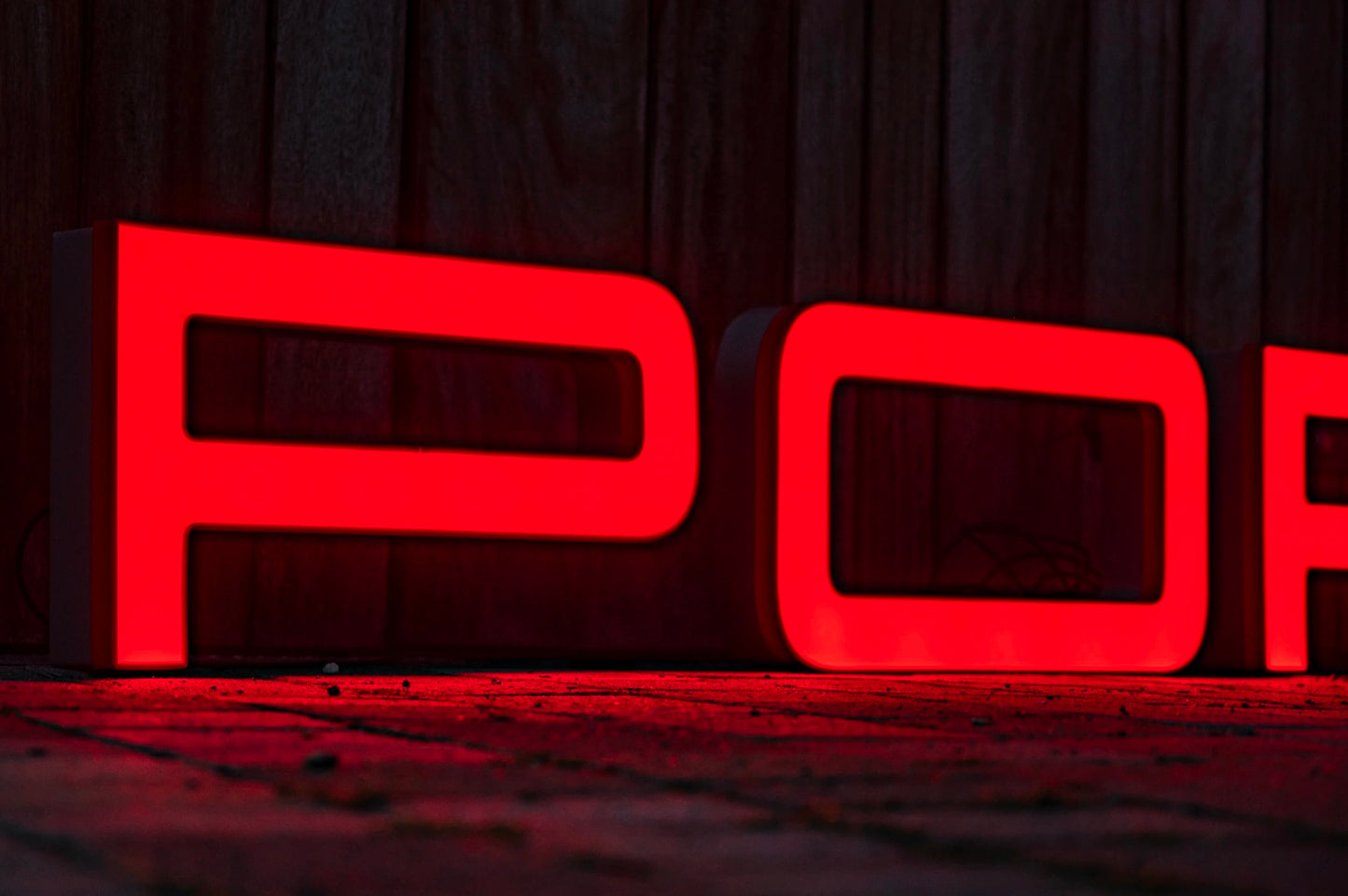 Porsche Dealership Illuminated Sign #D18