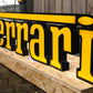 Ferrari Spellout Illuminated Logo Sign #D7