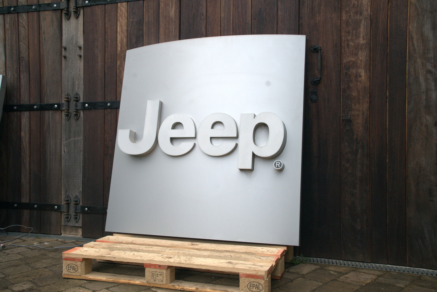 Jeep Dealership Illuminated Logo Sign #D48