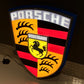 Porsche Crest Dealership Illuminated Sign #D38