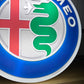 Alfa Romeo Round Illuminated Logo Sign #B4
