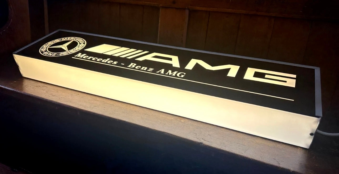 Mercedes Benz AMG Double Sided Dealership Illuminated Sign #D41