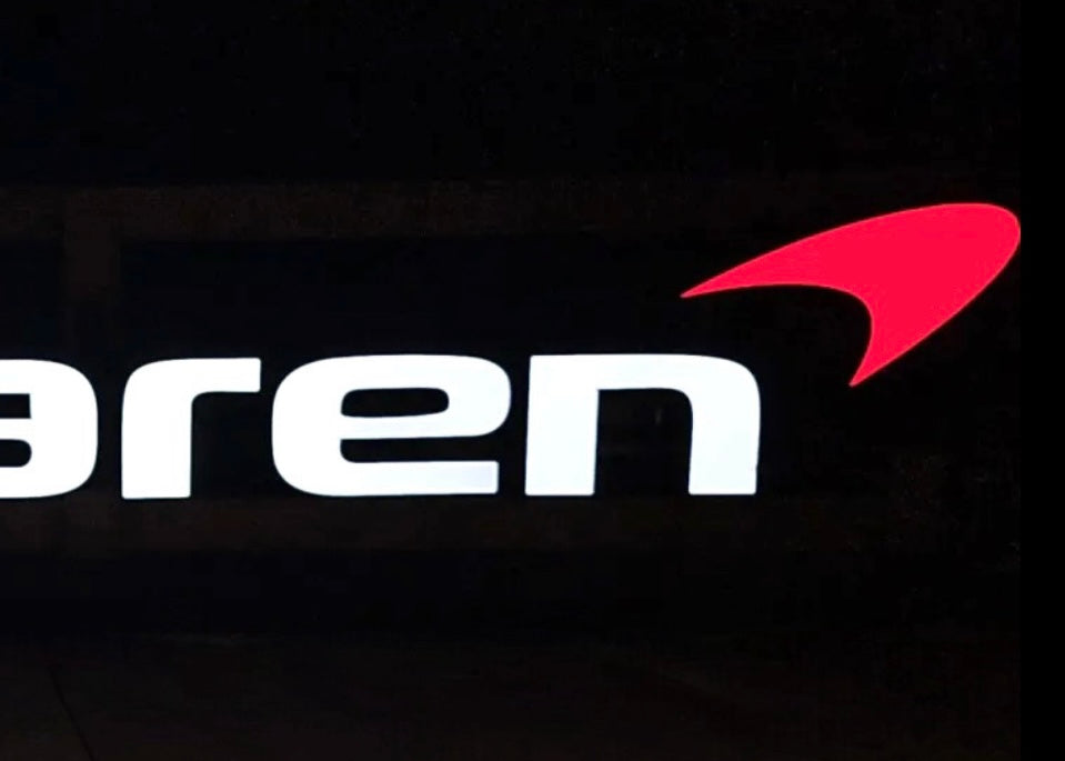 McLaren Dealership Illuminated Sign #D42