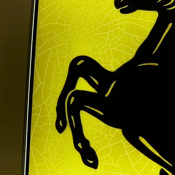 Ferrari Illuminated Logo Sign #D25