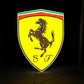Ferrari Shield Illuminated Logo Sign #B30