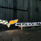 Corvette Dealership Illuminated Logo Sign #D3