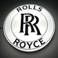 Rolls Royce Round Illuminated Logo Sign #B61